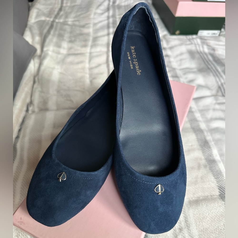 Blue Kate Spade Flat